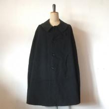 Vintage / 1900's France / Melton Wool Cape Coat