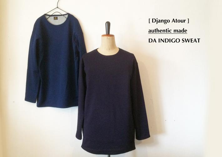 Django Atour / authentic made / DA INDIGO SWEAT