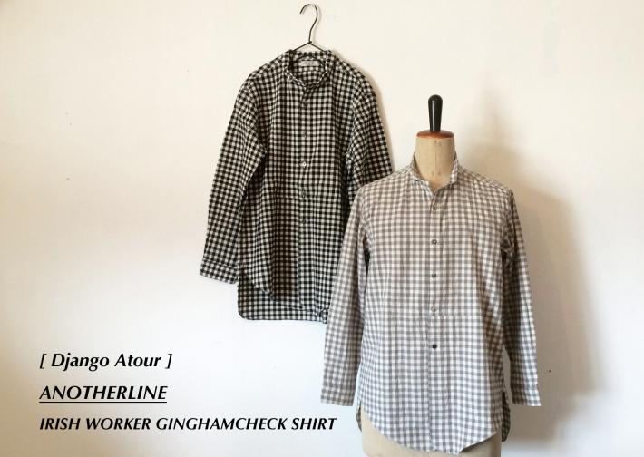 Django Atour / ANOTHERLINE / IRISH WORKER GINGHAMC SHIRT