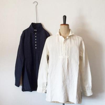 Django Atour / AL / ANTIQUED WCOLLAR LINEN SHIRT