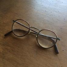 Vintage/ Used/ 30's French / Round Reading Glasses