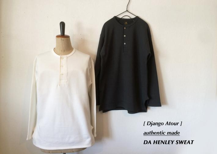 Django Atour / authentic made / DA HENLEY SWEAT