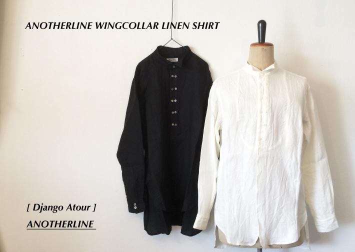 Django Atour / ANOTHERLINE / ANOTHERLINE WINGCOLLAR LINEN SHIRT