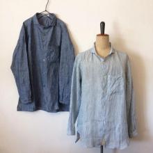 Django Atour / AL / CLASSIC FRENCHWORK LINEN SHIRT