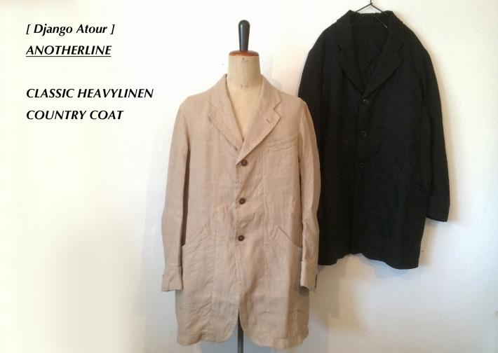 Django Atour / ANOTHERLINE / CLASSIC HEAVYLINEN COUNTRY COAT