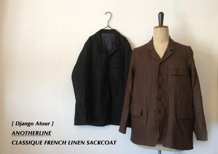 Django Atour / ANOTHERLINE / CLASSIQUE FRENCH LINEN SACKCOAT