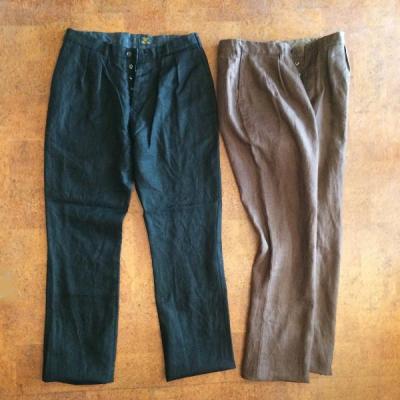 Django Atour / CLASSIC LINEN TWOTUCK FRENCHTROUSER