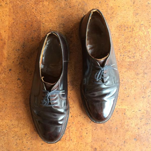 Vintage / 's U.S.A. / ALDEN  Cordovan Plain Toe Shoes