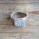 Vintage / 40's Belgium / Silver Ring