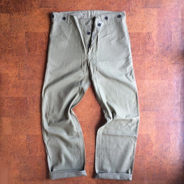 60s~ east german military work pants