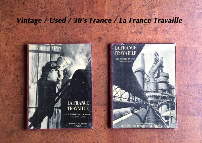 Vintage / Used / 30's France / La France Travaille