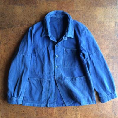 Vintage / 50's France / indigo twill coverall