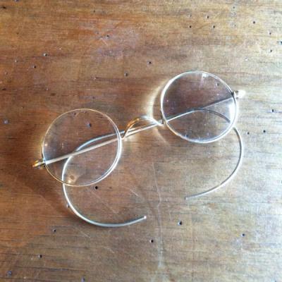 Vintage / 20's〜40's Belgium / Round glasses