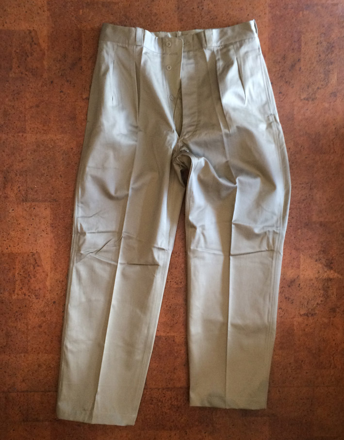 Vintage / Dead Stock / 60's France / French Army Chino