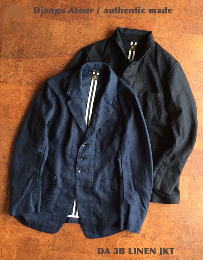 Django Atour / authentic made / DA 3B LINEN JKT