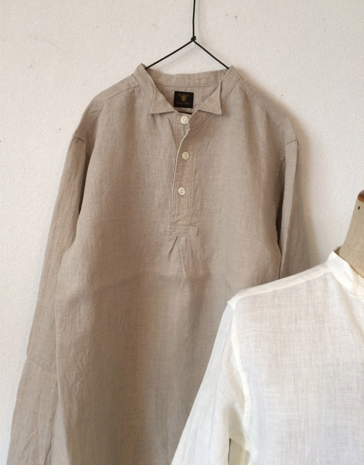 Django Atour / authentic made / DA PETIT-W/C LINEN PULLOVER