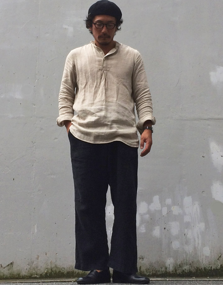 Django Atour / authentic made / DA PETIT-W/C LINEN PULLOVER