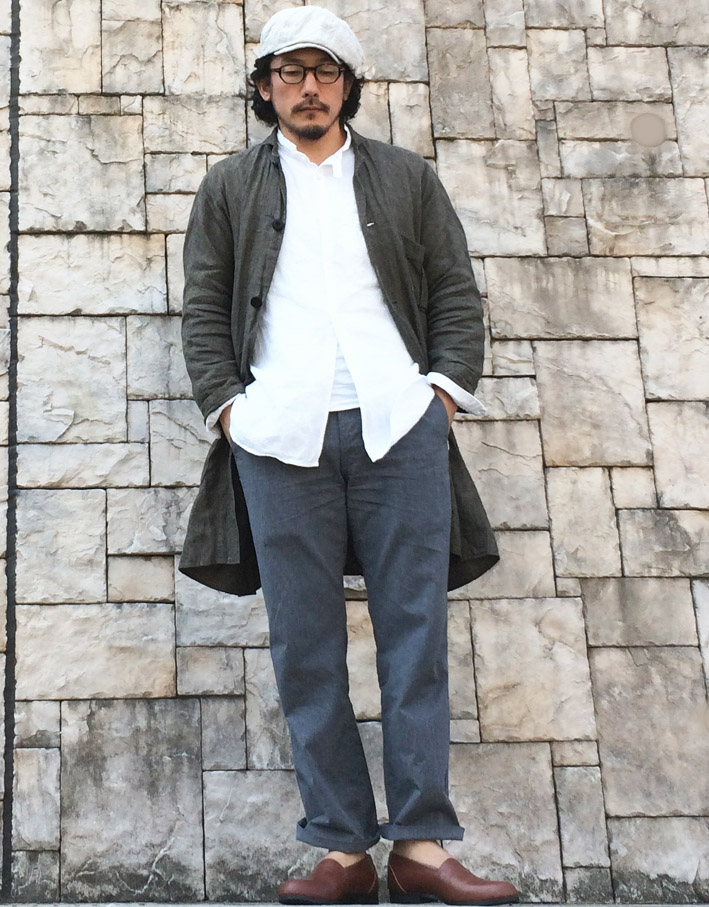 Django Atour / ANOTHERLINE / CLASSIC FARMERS LINEN COAT