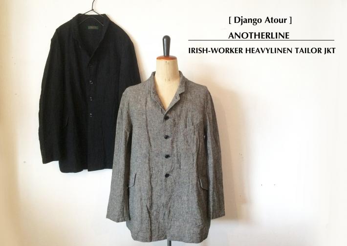 Django Atour / ANOTHERLINE / IRISH-WORKER HEAVYLINEN TAILOR JKT