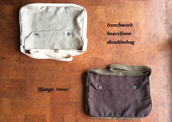 Django Atour / frenchwork heavylinen shoulderbag
