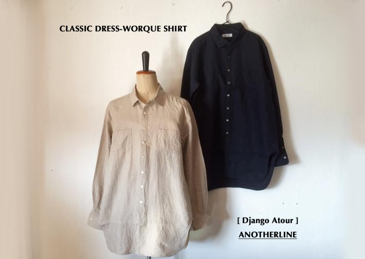 Django Atour / ANOTHERLINE / CLASSIC DRESS-WORQUE SHIRT