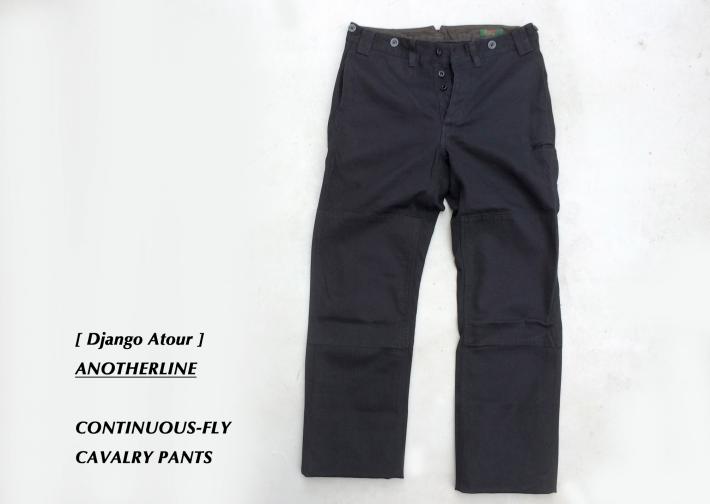 Django Atour / ANOTHERLINE / CONTINUOUS-FLY CAVALRY PANTS