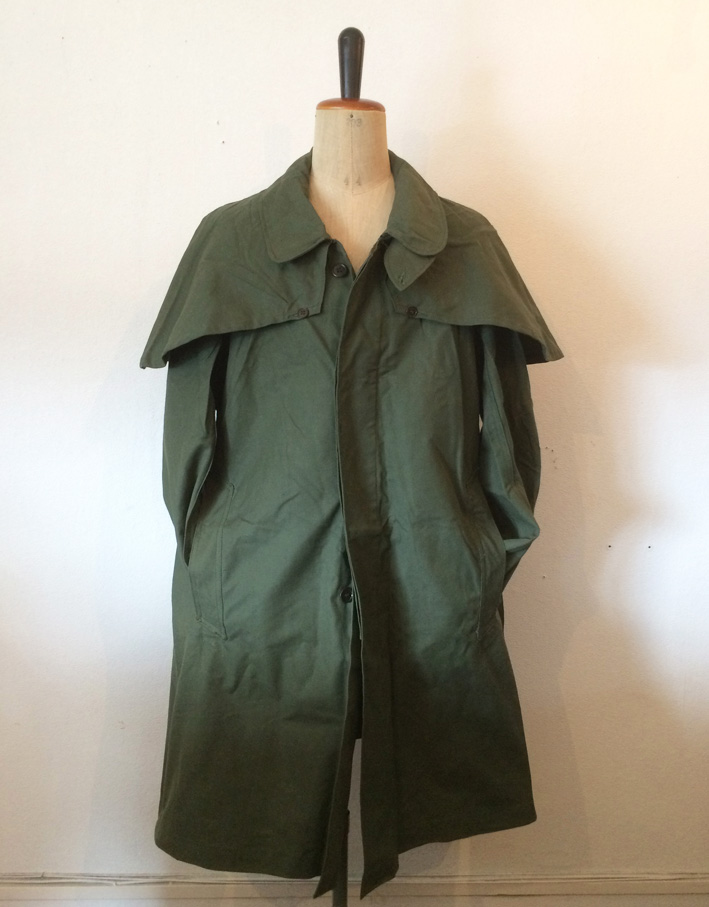 French military dead stock cape coat